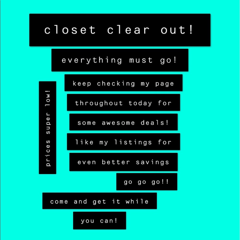 clothes, shoes, kids clothes and more!